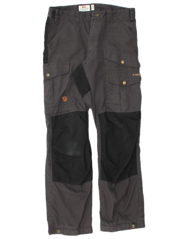 Fjall Raven Mens Cargo Trousers EU 48 Medium W32 L32 Navy Blue Colourblock