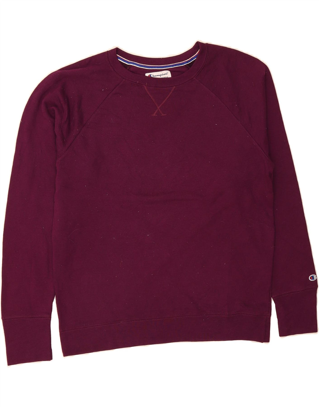 CHAMPION Womens Sweatshirt Jumper UK 16 Large Purple Polyester Vintage Champion and Second-Hand Champion from Messina Hembry 