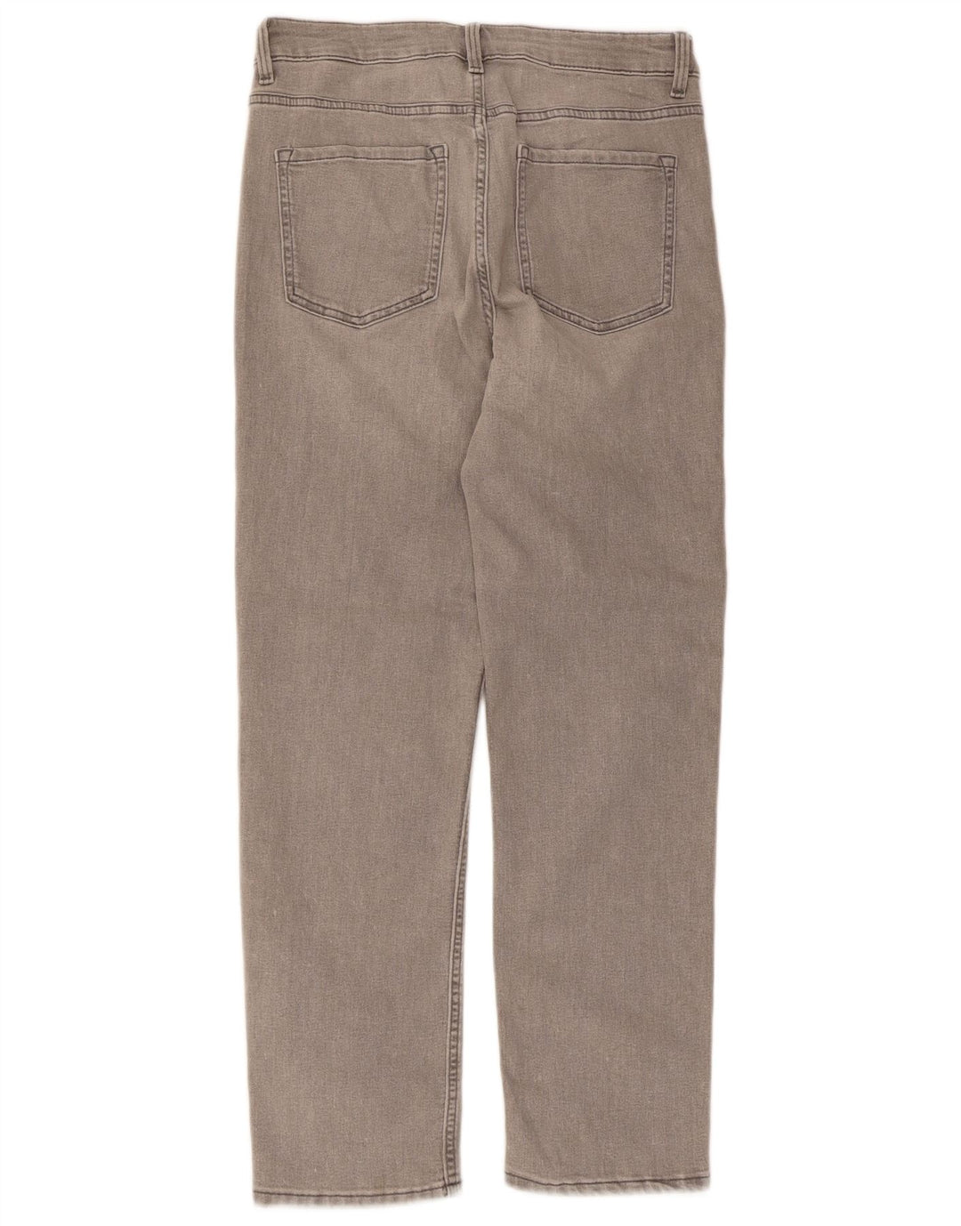 Marks & Spencer Womens The Sienna Straight Jeans UK 12 Medium W30 L27 Grey