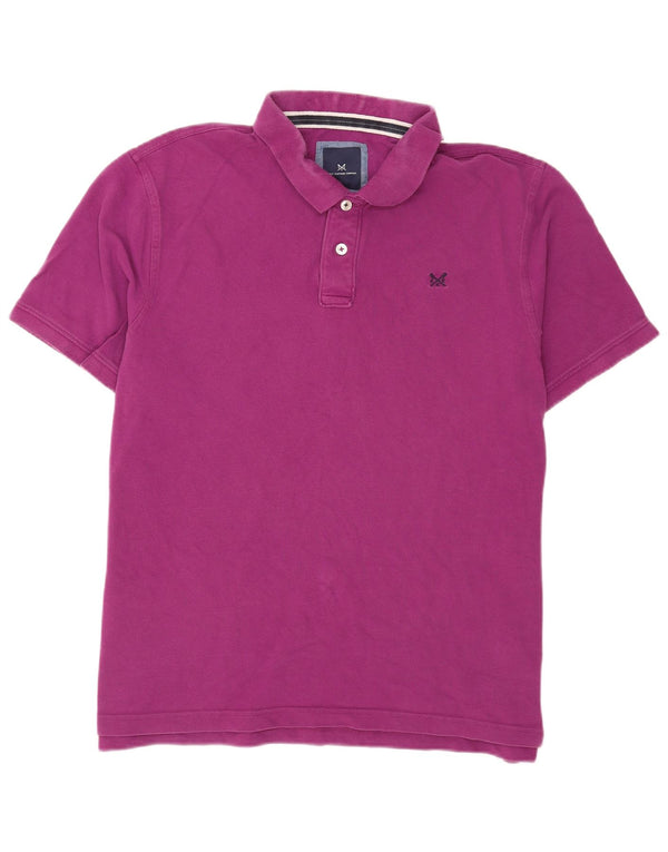 Crew Clothing Mens Polo Shirt 2XL Purple Cotton