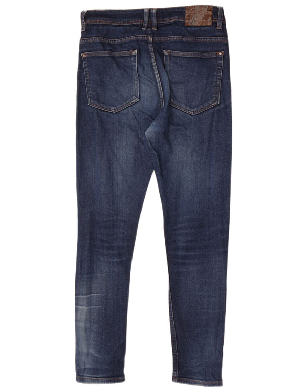 Zara Mens Skinny Jeans EU 42 Large W32 L29 Blue Cotton