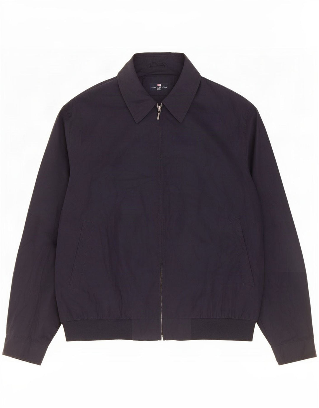 Marks & Spencer Mens Blue Harbour Bomber Jacket UK 40 Large Navy Polyester