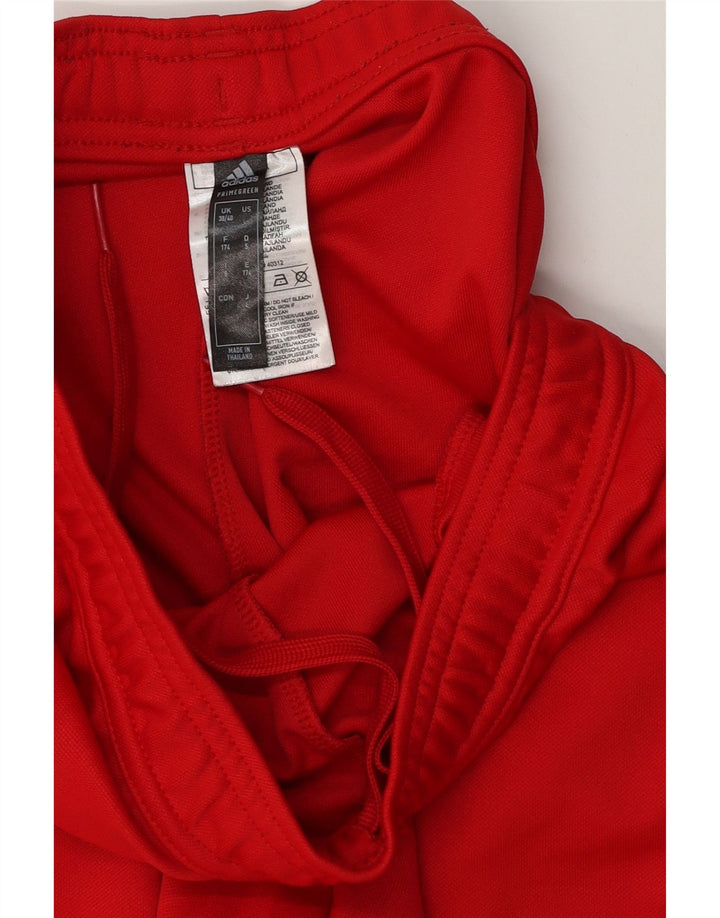 Adidas Mens Aeroready Tracksuit Trousers UK 38/40 Medium Red Polyester