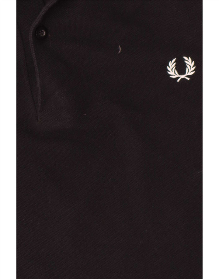 Fred Perry Mens Polo Shirt Medium Navy Blue Cotton