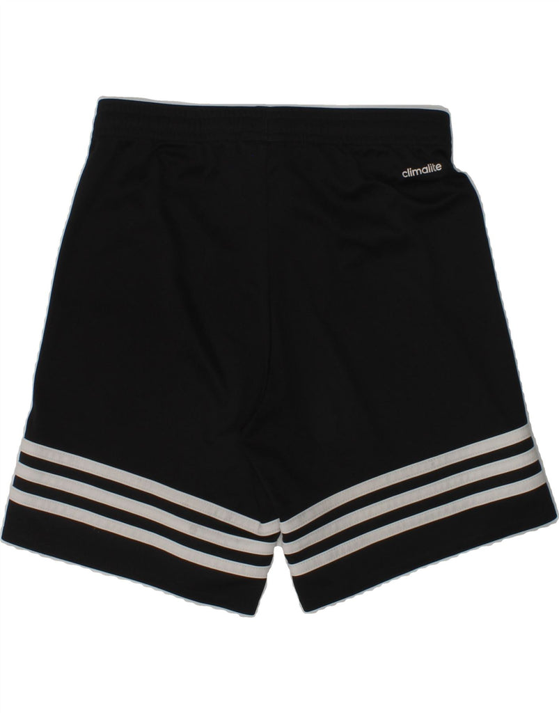 ADIDAS Boys Climalite Sport Shorts 9-10 Years Black Polyester | Vintage Adidas | Thrift | Second-Hand Adidas | Used Clothing | Messina Hembry 