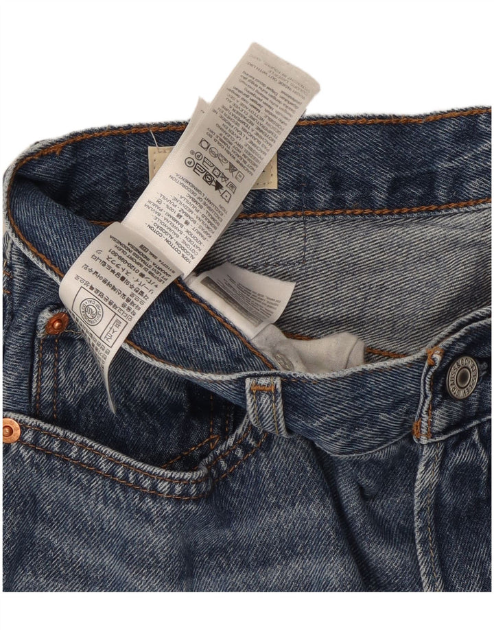 Levi's Womens Straight Jeans W27 L30 Blue Cotton 90s