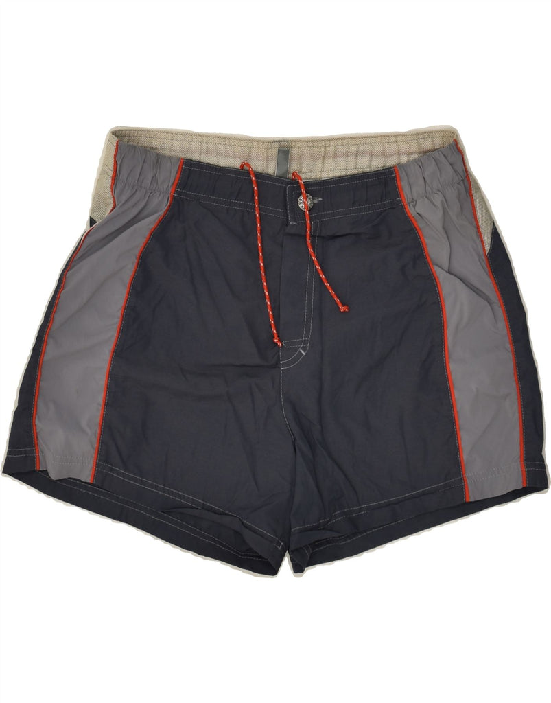 COLMAR Mens Sport Shorts IT 50 Large Grey Colourblock Polyamide Vintage Colmar and Second-Hand Colmar from Messina Hembry 