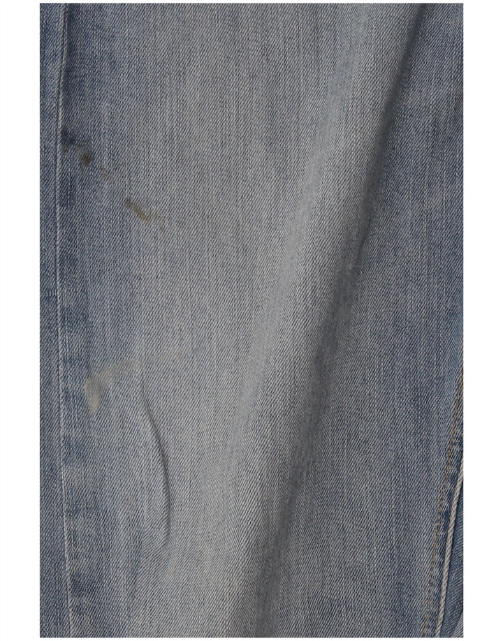 Lee Mens Luke Slim Jeans W36 L32 Blue Cotton