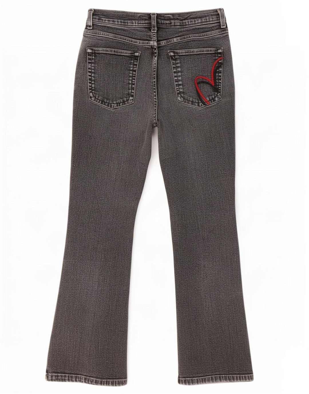 Marks & Spencer Womens Per Una Bootcut Jeans UK 14 Medium W30 L27 Grey