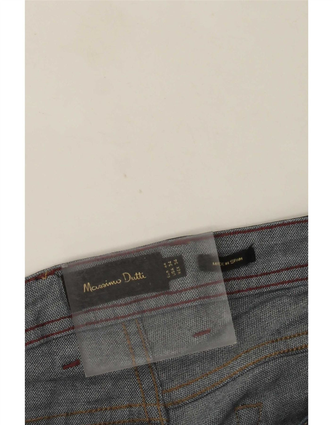 Massimo Dutti Womens Straight Jeans EU 44 Large W34 L29 Navy Blue
