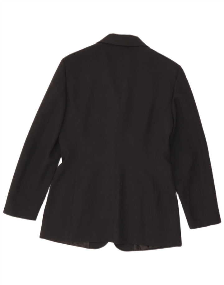 Max & Co. Womens 3 Button Blazer Jacket UK 10 Small  Black Polyester