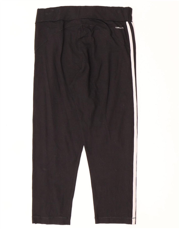 Adidas Womens Climalite Capri Leggings UK 16 Large Black