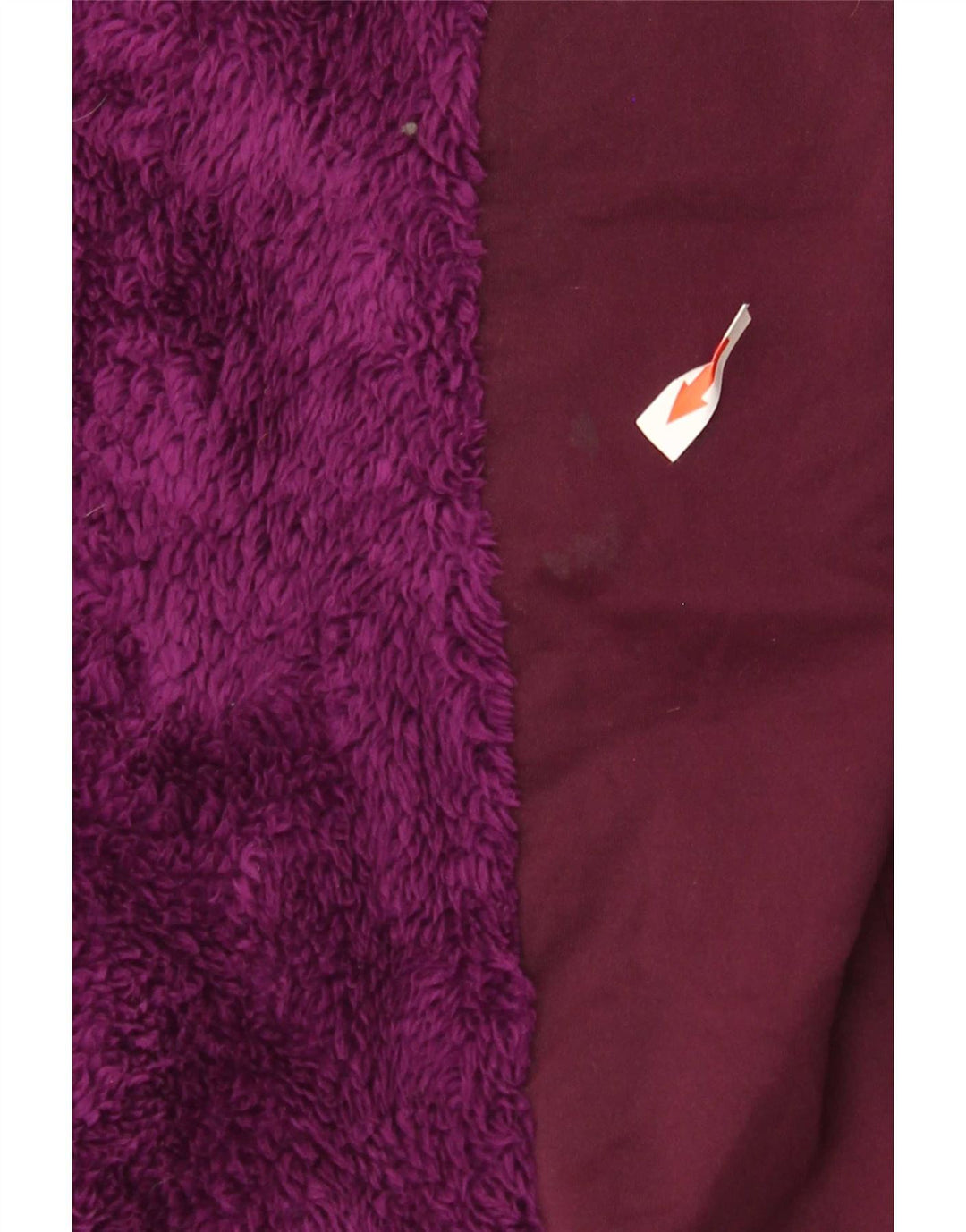 Columbia Womens Fleece Jacket UK 16 Large Maroon Polyester