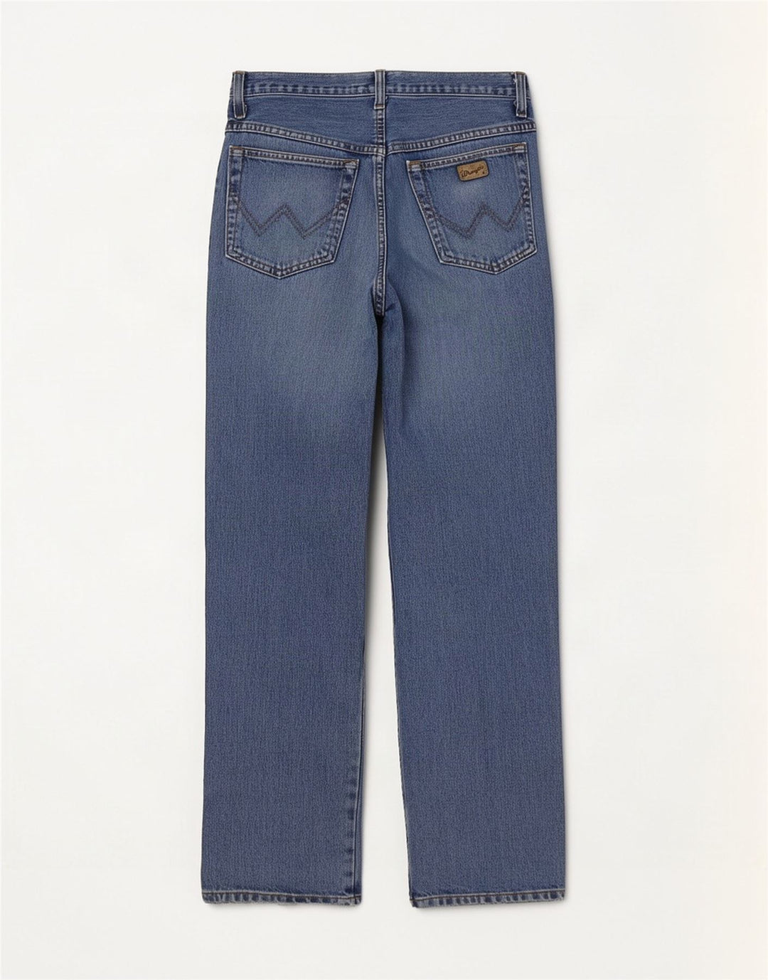Wrangler Mens Ohio Straight Jeans W32 L32 Blue Cotton