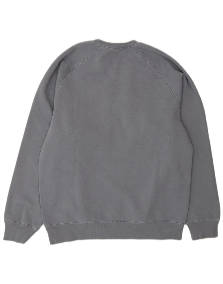 Carhartt Mens Sweatshirt Jumper Medium Blue Cotton