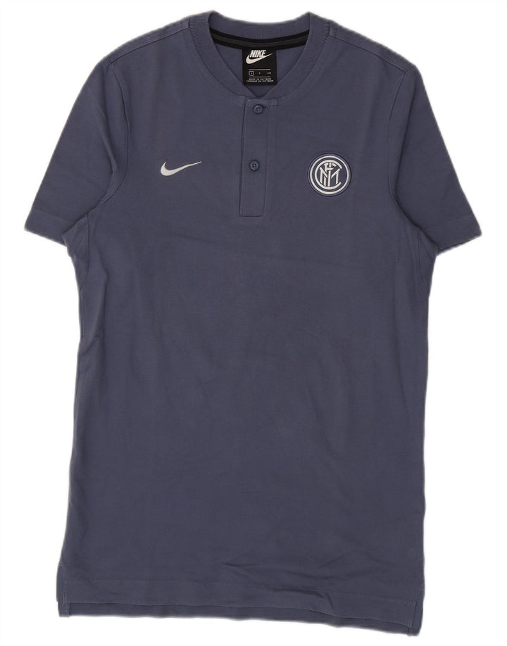 Nike Mens Inter Milan T-Shirt Top Small Blue Cotton