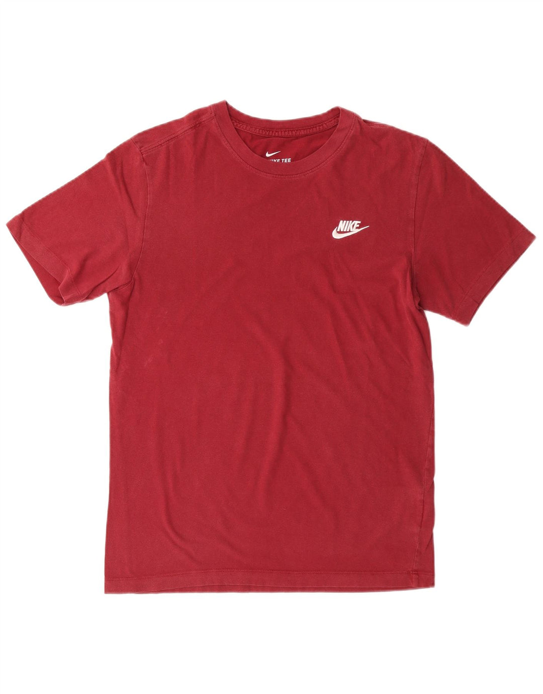NIKE Mens T-Shirt Top Small Red Cotton