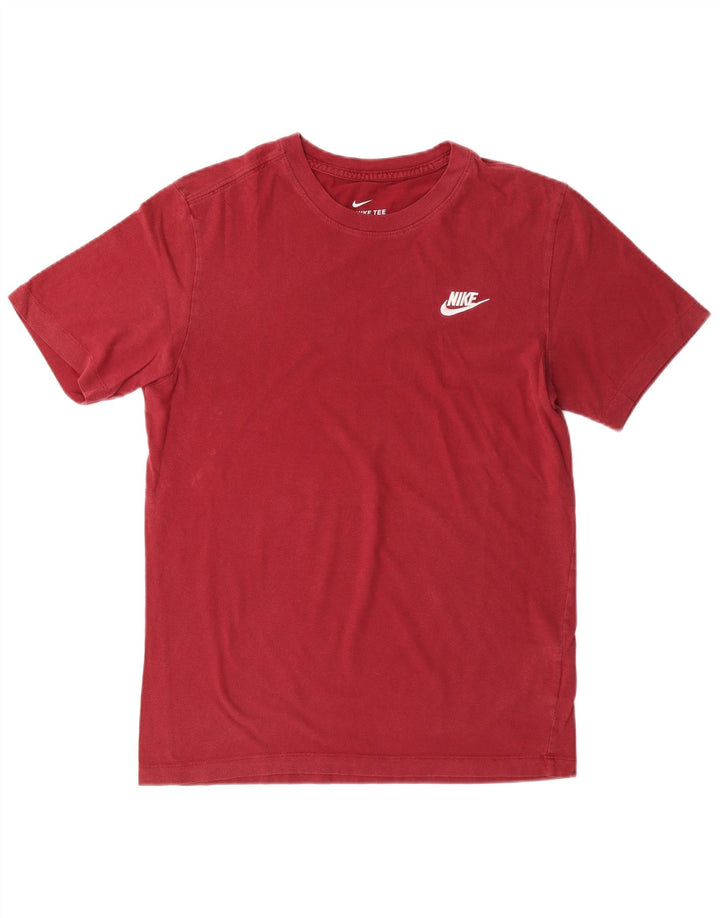 NIKE Mens T-Shirt Top Small Red Cotton