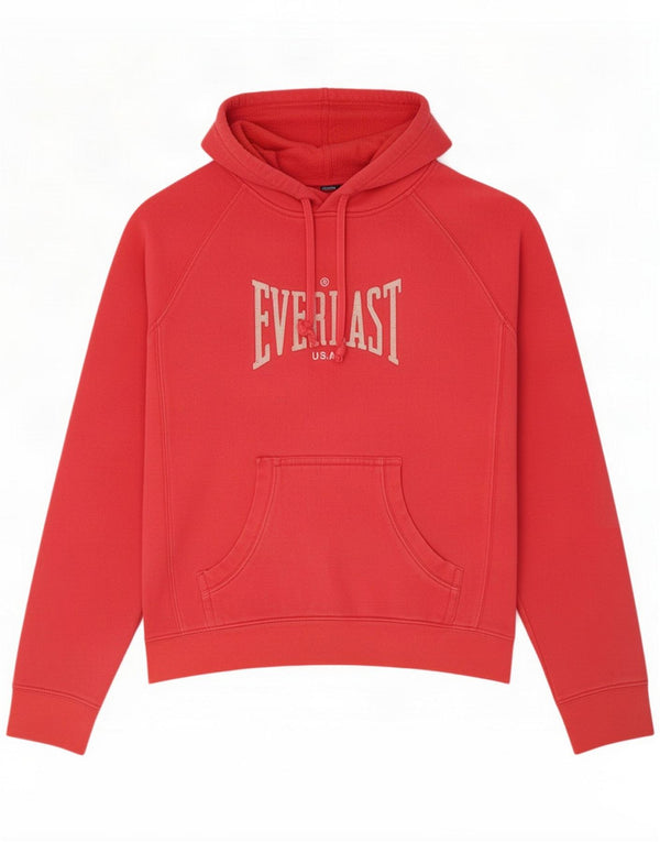 Everlast Girls Graphic Hoodie Jumper 11-12 Years XL Pink Cotton