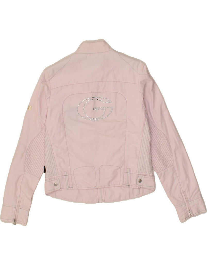 GEOX Girls Respira Bomber Jacket 11-12 Years Pink Cotton | Vintage Geox | Thrift | Second-Hand Geox | Used Clothing | Messina Hembry 