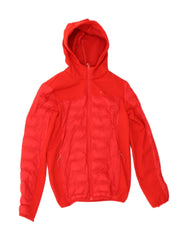 MOUNTAIN WAREHOUSE Girls Hooded Padded Jacket 11-12 Years Red Polyester