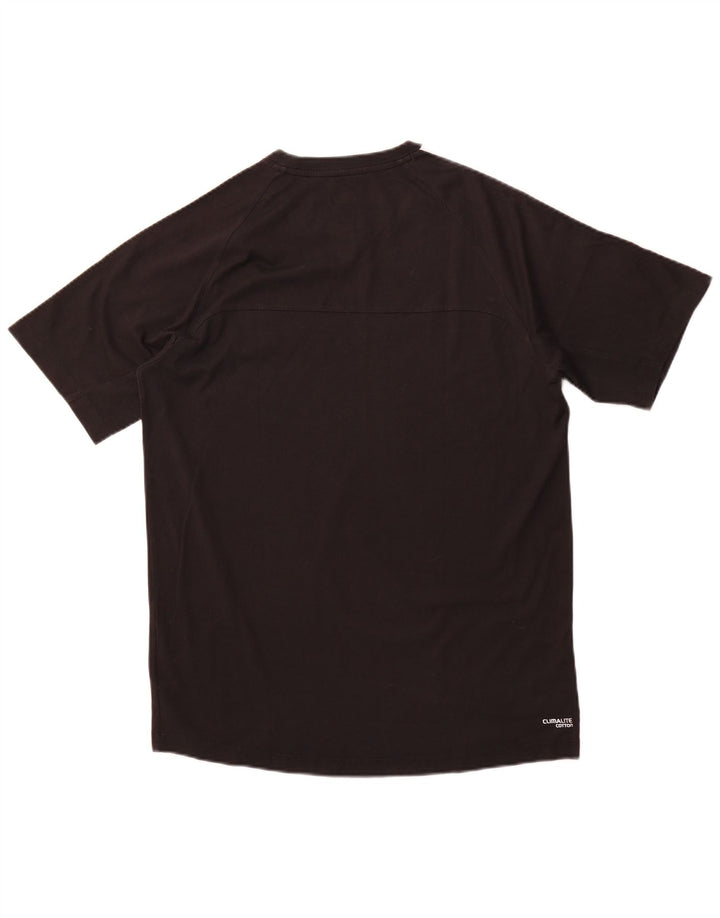ADIDAS Mens Climalite T-Shirt Top Large Black Cotton