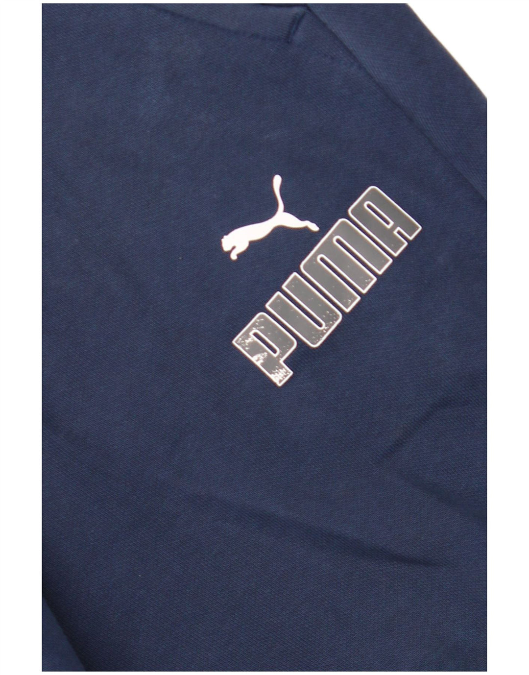 Puma Mens Graphic Tracksuit Trousers Joggers Medium Navy Blue