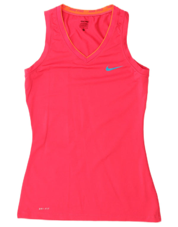 Nike Womens Vest Top UK 10 Small Pink