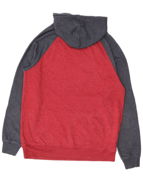 Levi's Mens Graphic Standard Fit Hoodie Jumper Large Red Colourblock