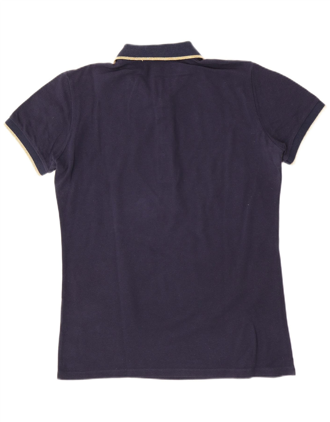Roberto Cavalli Mens Polo Shirt Small Navy Blue Cotton