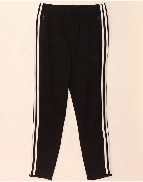 Adidas Womens Tracksuit Trousers UK 8/10 Small Black Polyester
