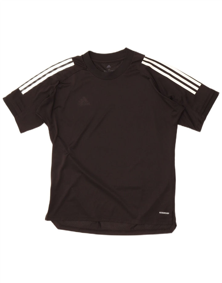 Adidas Mens Aeroready T-Shirt Top Medium Black Polyester