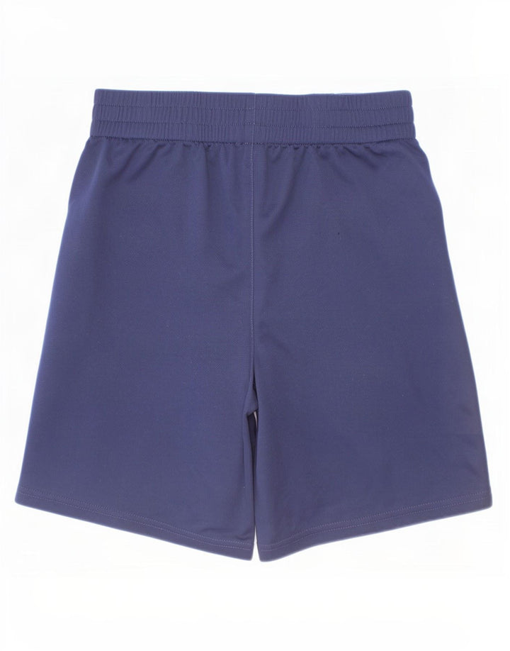 Adidas Boys Graphic Sport Shorts 10-11 Years Medium Navy Blue Polyester