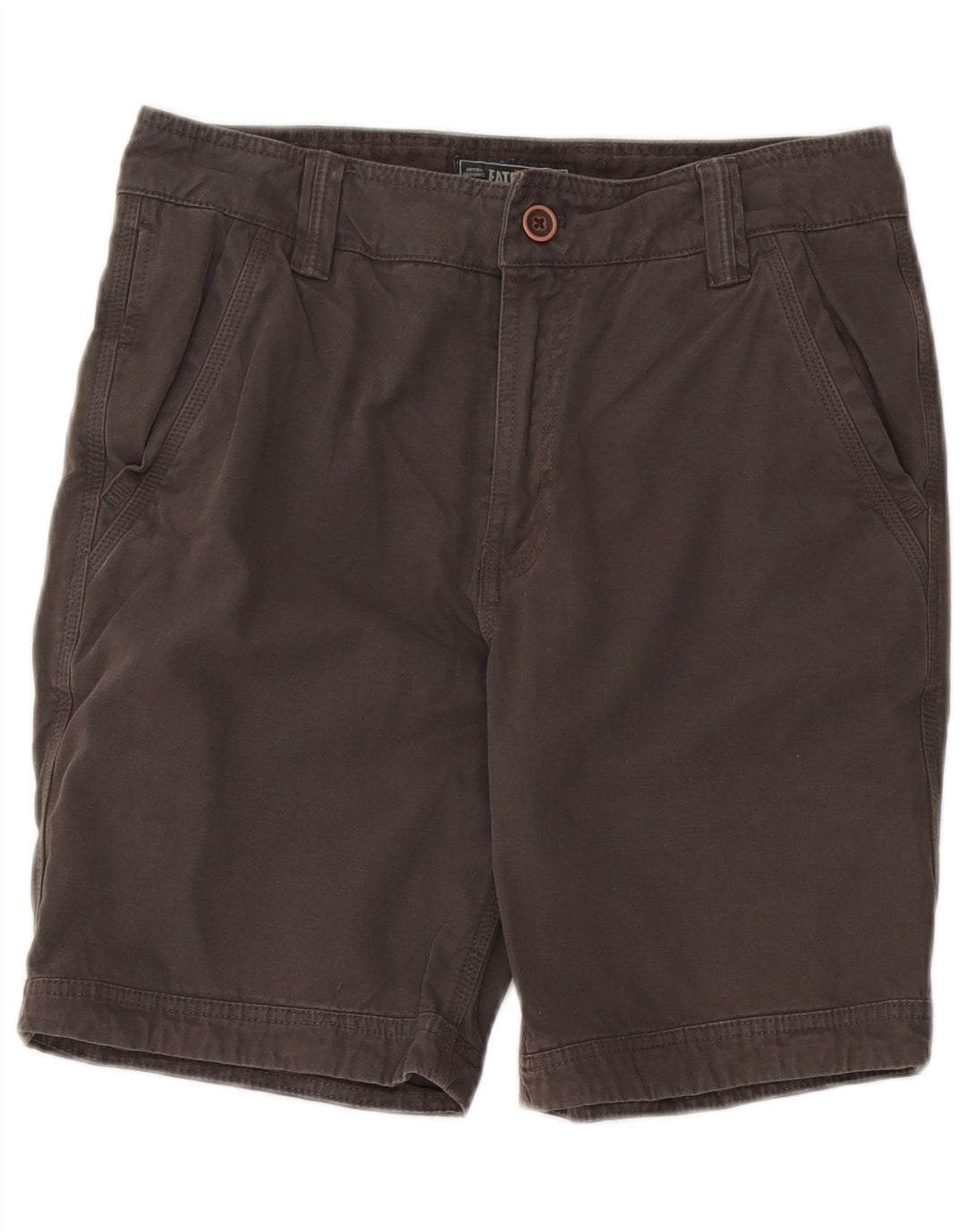 Fat Face Mens Chino Shorts W30 Medium Grey Cotton