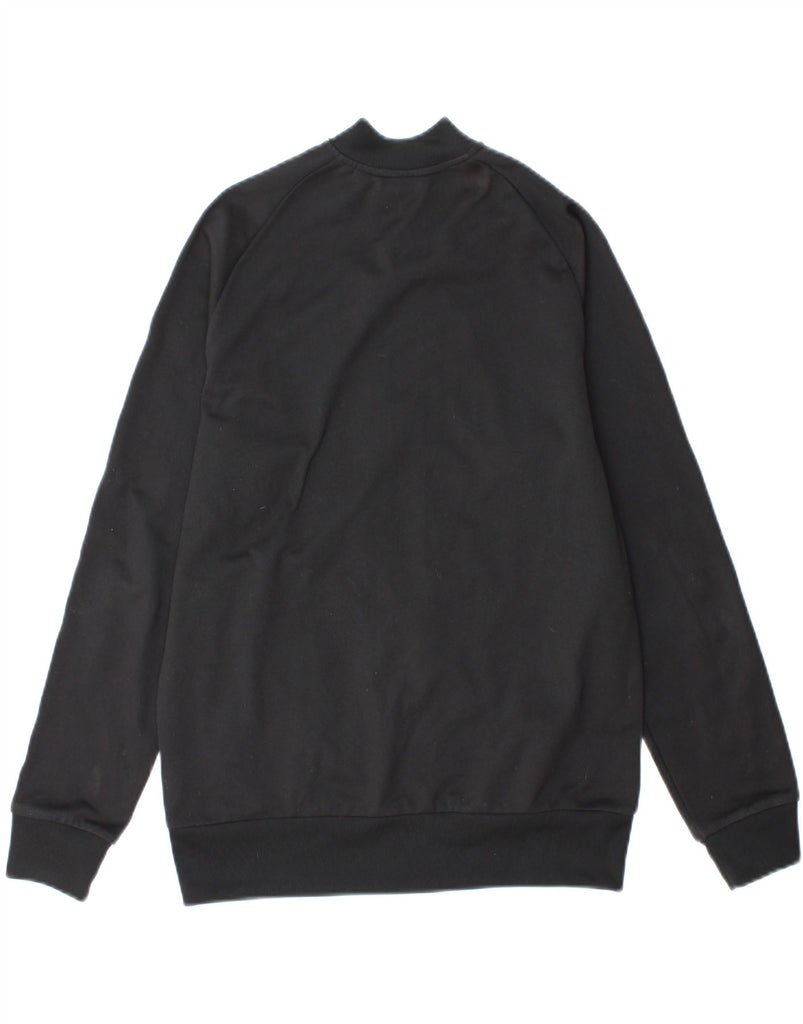 ADIDAS Boys Tracksuit Top Jacket 13-14 Years Black Polyester Vintage Adidas and Second-Hand Adidas from Messina Hembry 