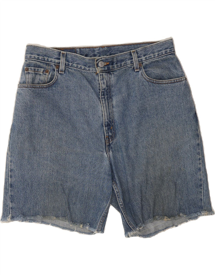 LEVI'S Mens 550 Denim Shorts W34 Large  Blue Vintage Levi's and Second-Hand Levi's from Messina Hembry 