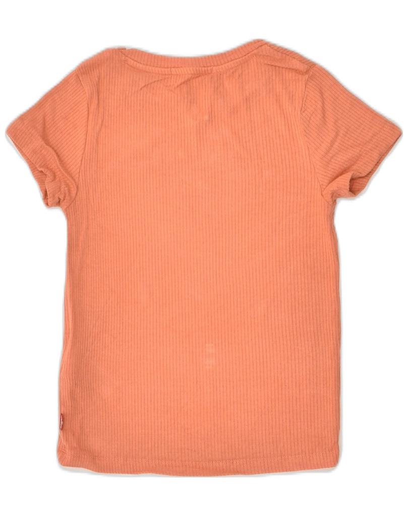 LEVI'S Girls T-Shirt Top 7-8 Years Orange Viscose | Vintage Levi's | Thrift | Second-Hand Levi's | Used Clothing | Messina Hembry 