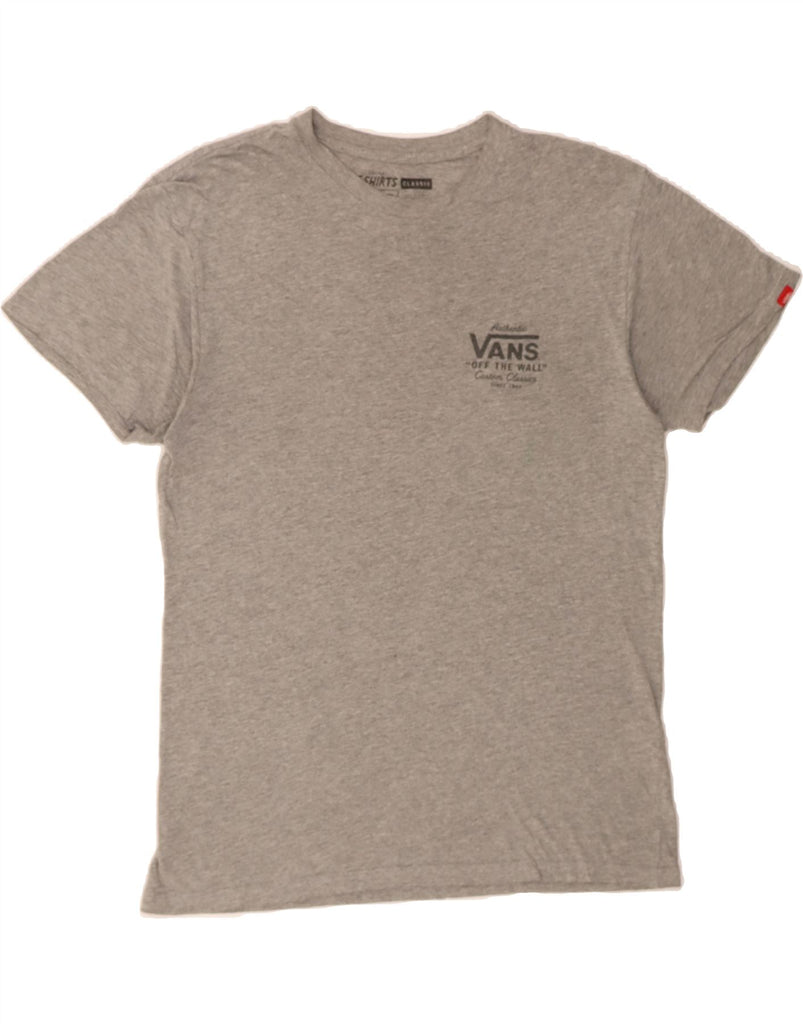 VANS Mens Classic Graphic T-Shirt Top Medium Grey Cotton Vintage Vans and Second-Hand Vans from Messina Hembry 