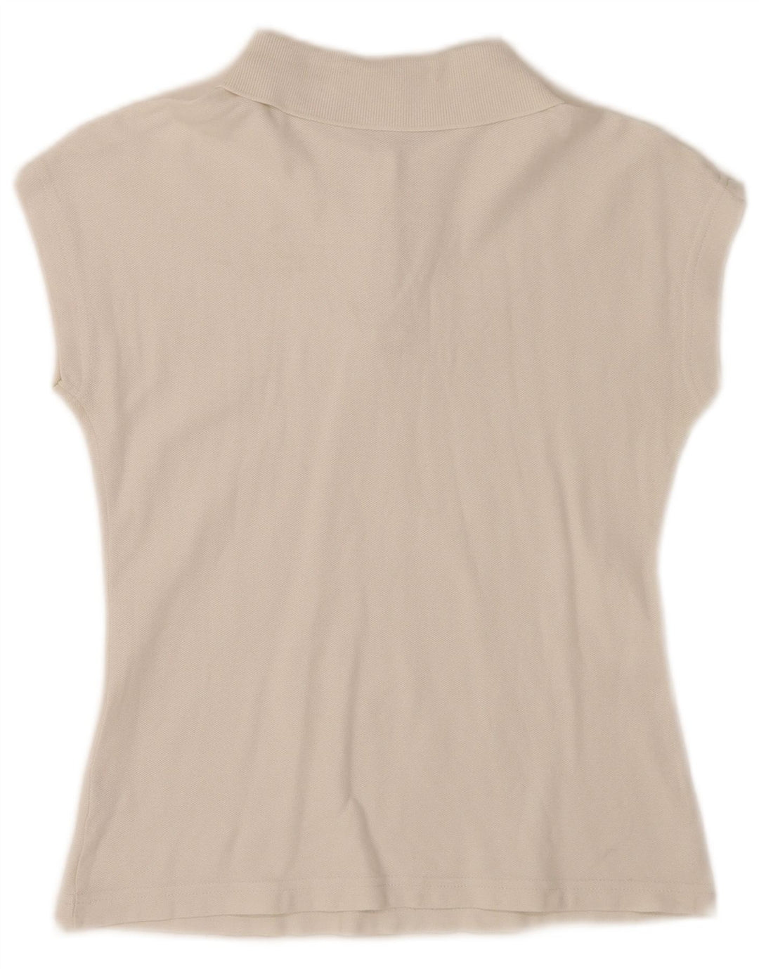 Fila Womens Sleeveless Polo shirt IT 42 Medium White