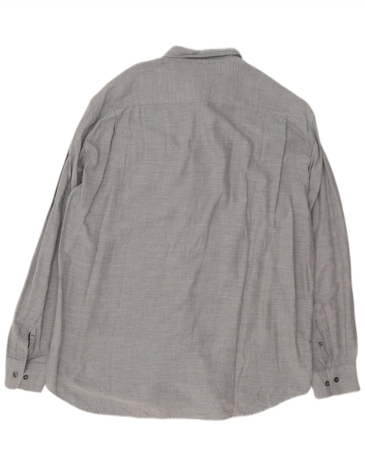 Cacharel Mens Shirt Size 43 17 XL Grey Cotton