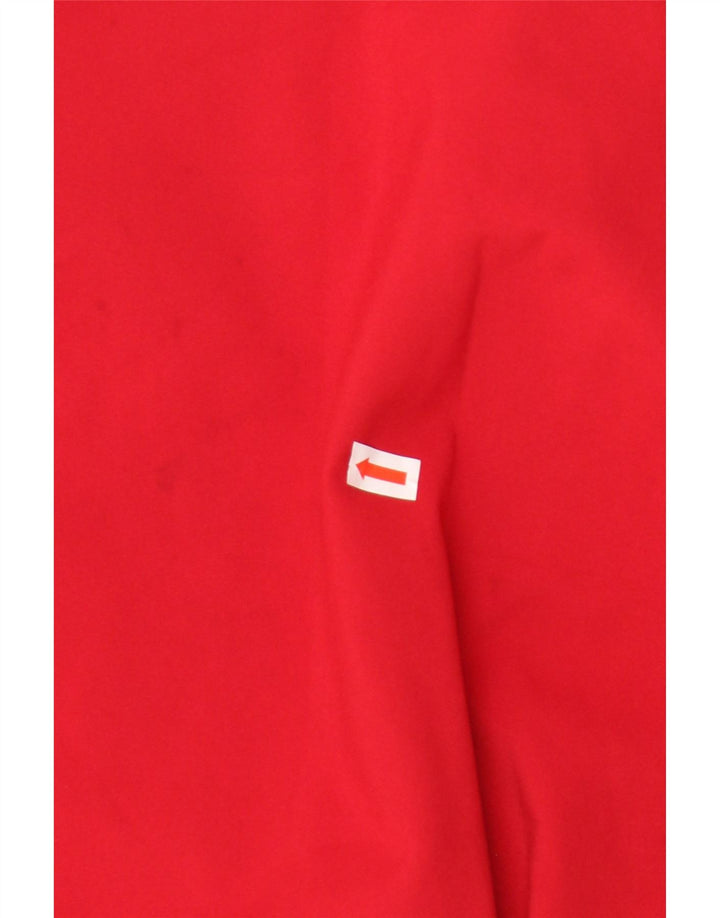 French Connection Womens Hooded Parka Jacket UK 18 XL Red Polyester