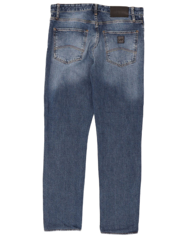 Armani Exchange Mens Skinny Jeans W32 L31 Blue Cotton