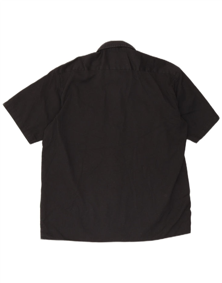 Dickies Mens Graphic Short Sleeve Shirt Large Black Polyester