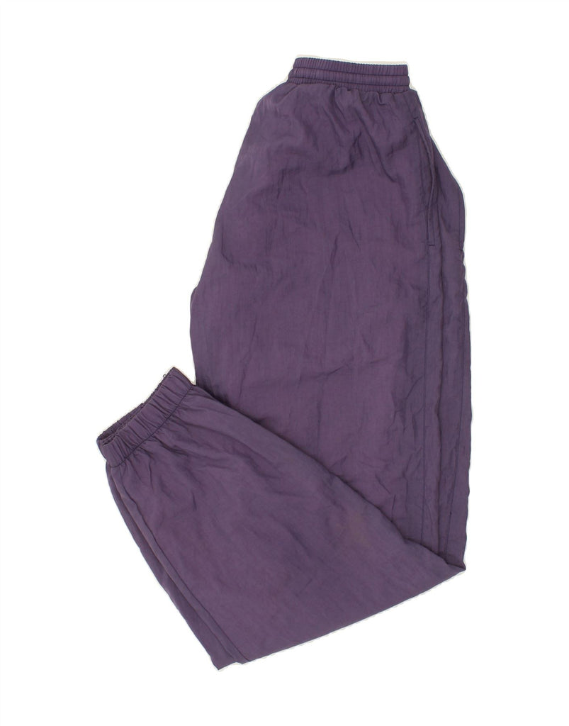 ACTIVE Womens Tracksuit Trousers Joggers UK 12 Medium Purple Polyamide Vintage Active and Second-Hand Active from Messina Hembry 