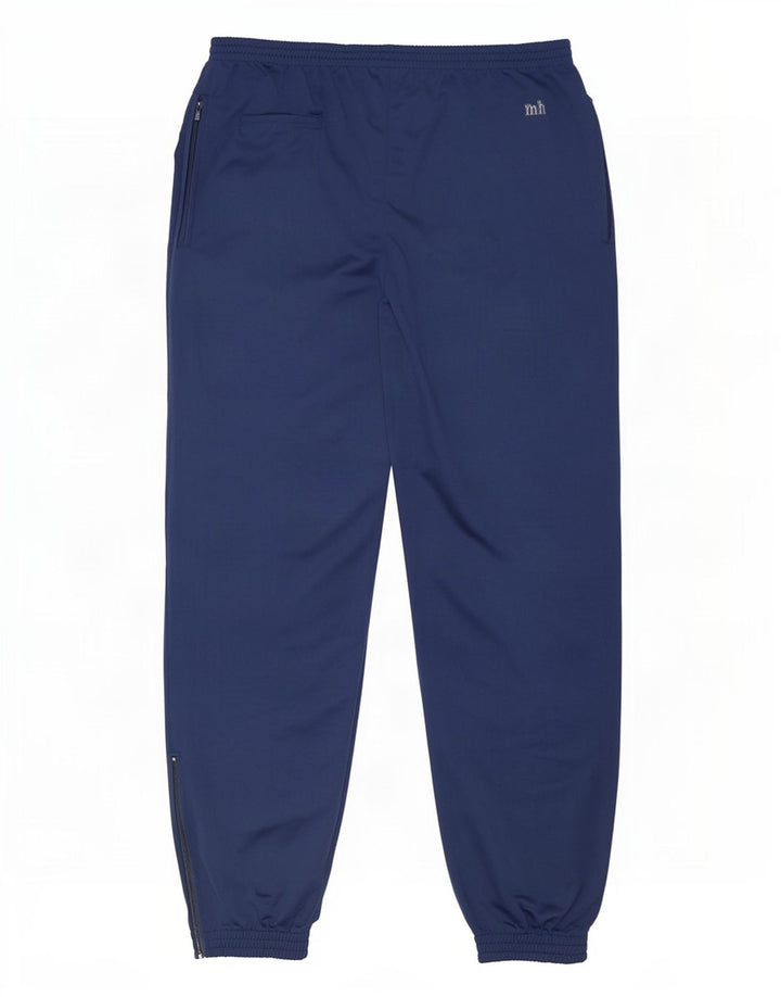 Puma Mens Tracksuit Trousers Large Blue Polyester