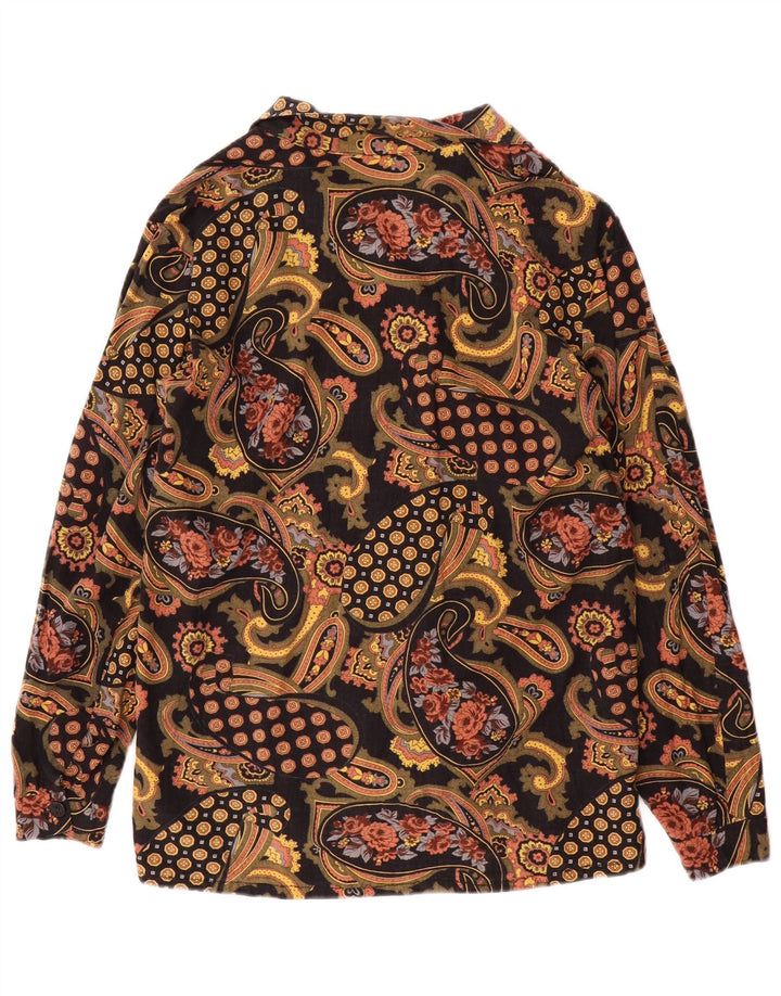 Vintage Womens Shirt Blouse IT 44 Medium Multicoloured Paisley