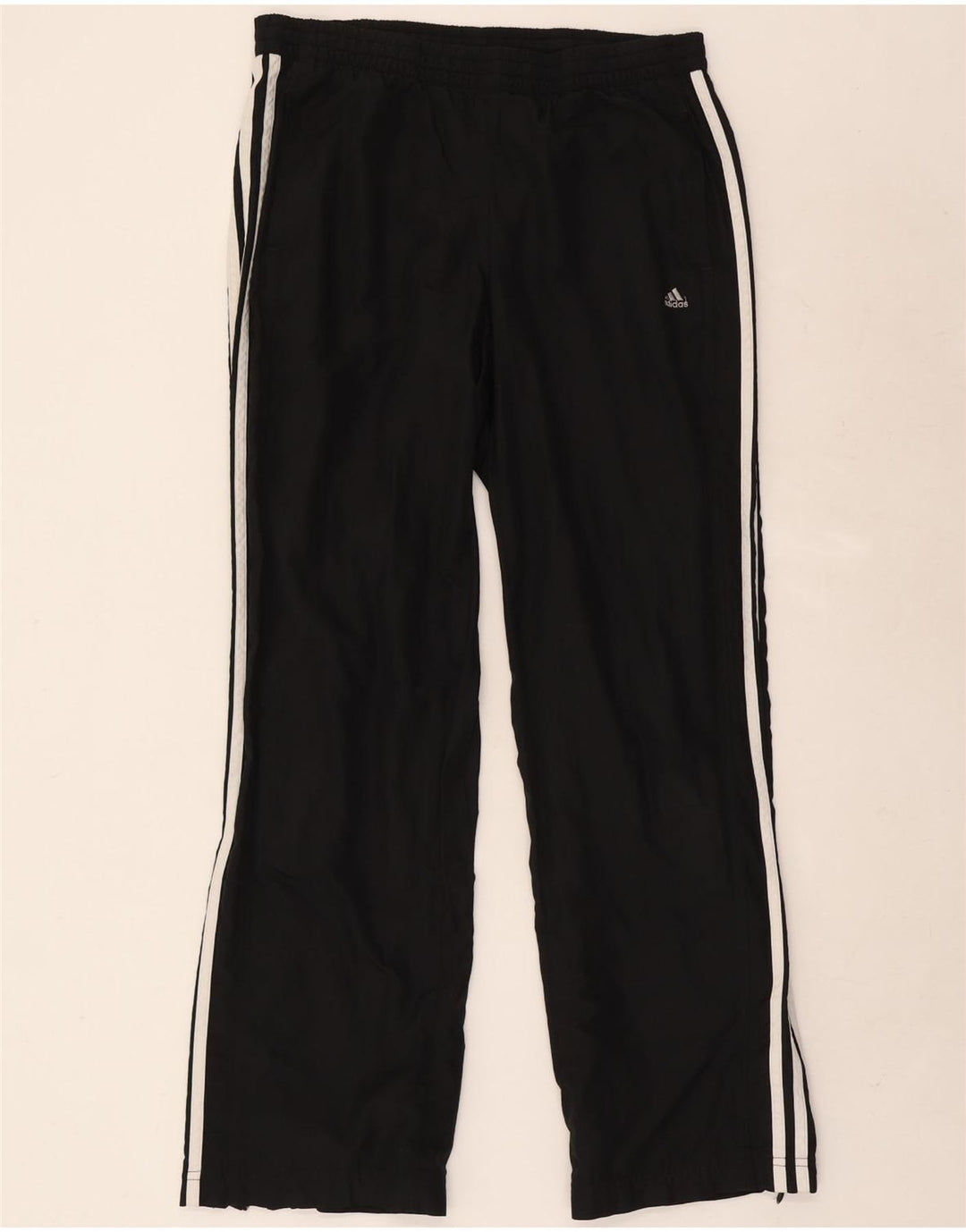 Adidas Womens Tracksuit Trousers UK 14 Medium Black Polyester