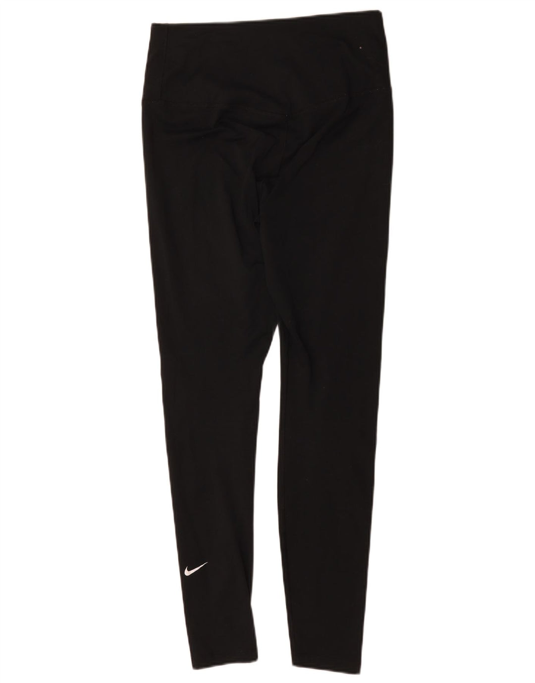 Nike Womens Leggings UK 12 Medium Black Polyester