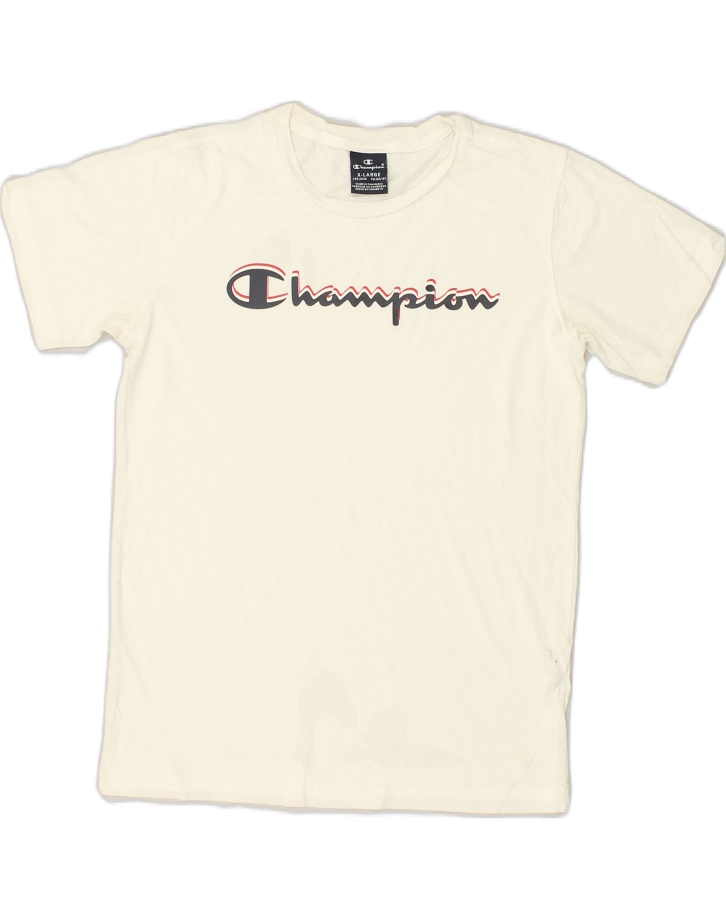 White champion 2024 shirt boys