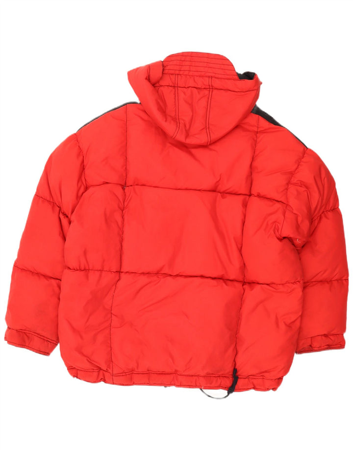 Rover&Lakes Mens Hooded Ski Jacket XL Red Colourblock Polyamide